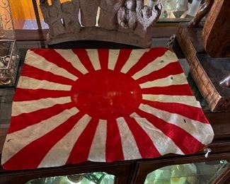 Authentic WWII Japanese Rising Sun Flag