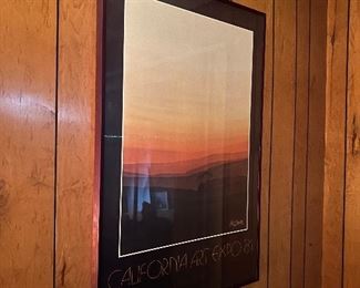 California art expo ‘81 framed