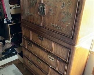 Vintage oriental dresser