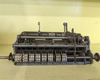 Vintage Calculator Insert