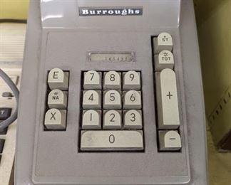 Burroughs 10-key Mechanical Add-lister