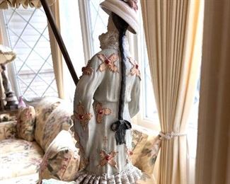 Pair of Outstanding Vintage Japanese lamps  - man and woman - both in perfect condition 