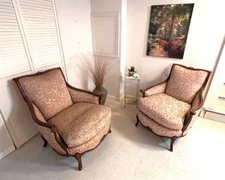 Pair of Vtg. French chairs 