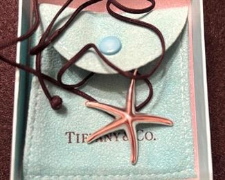 50%  OFF    Sterling Tiffany necklace w/bag and box 