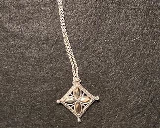 Judith Jack Sterling and marcasite nacklace