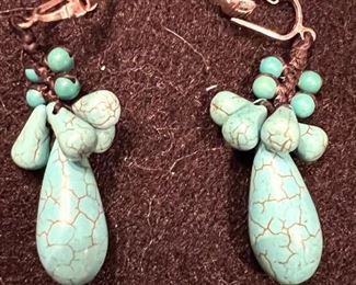 50%  OFF  Sterling and turquoise earrings