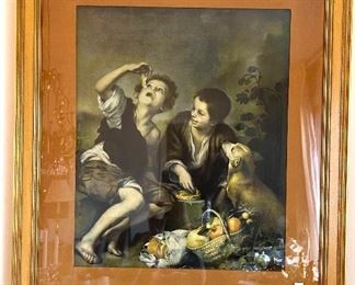 Esteban B Murillo - Children, eating fruit 