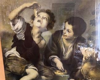 Esteban B Murillo - Children, eating fruit 