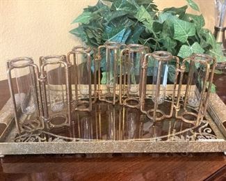 Unique attached bud vases