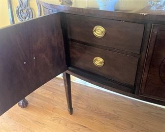 Inside drawer storage