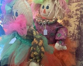 "Scarecrows" in costume