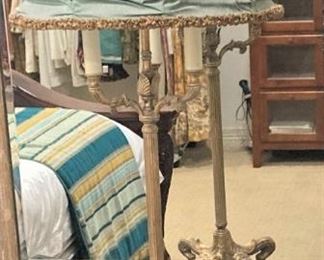 One of two matching  lamps