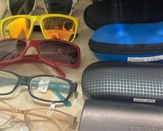 Sunglasses & readers; glass holders