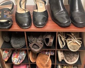 Shoes; shoe organizer