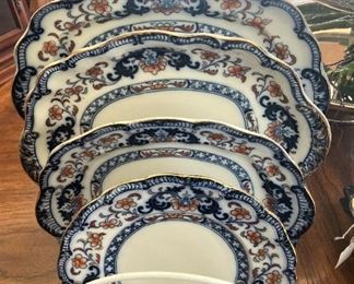 Antique porcelain plates