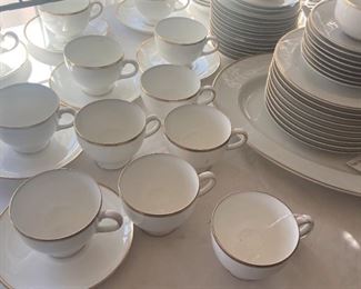 Haviland (with gold rim)  - 68 pieces