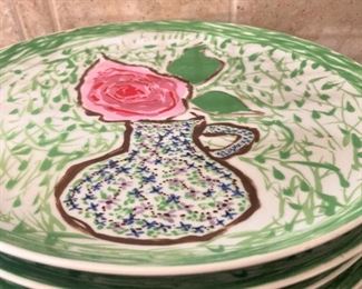 Salad plates - "Sincerely Yours" by Gloria Vanderbilt