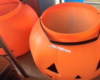 Large pumpkins for candy