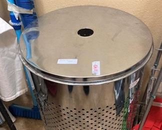 Stainless steel hamper