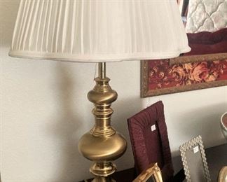 One of two matching lamps