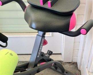 Small "Flexbike" for exercising