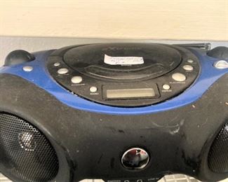 Radio and CD player