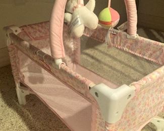 Baby doll  "pack 'n play"