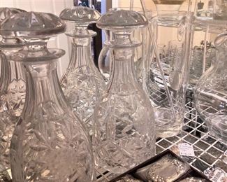 Decanters; pitchers