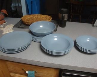 Melamine dishes, Texas Ware and Elan