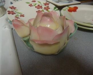 Porcelain rose teapot