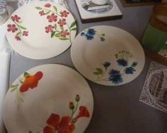 Set of Garden Bouquet salad plates