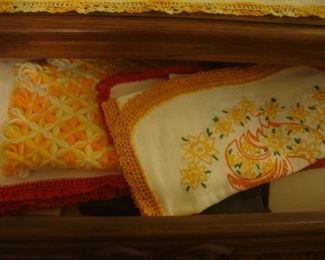 Embroidered linens