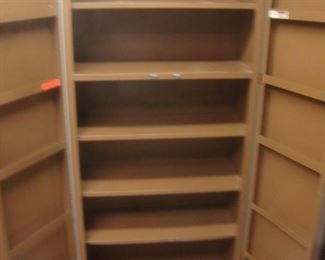 1960's metal cabinet interior