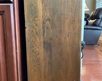 Antique Ice box       36.5"H x 19.75"W x 13.75"D