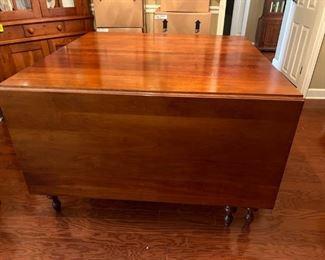 Drop Leaf table  68" total length x 47"W