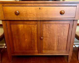 Antique cabinet: 41.5"H x 46.6"W x 21.5"D