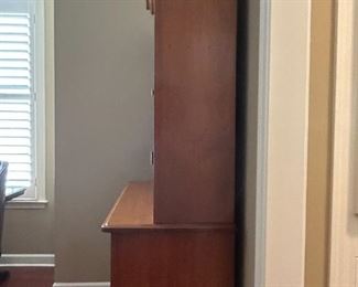 2-piece antique hutch                                                                                        
Top: 47" H x 44" W x 11.75"D                                            Bottom: 36.5" H x 46" W  x 19" D