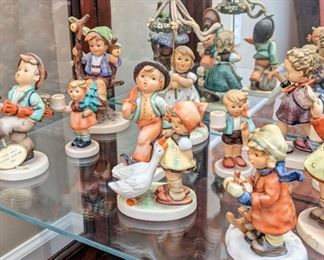 Large collection of Goebel Hummel figurines