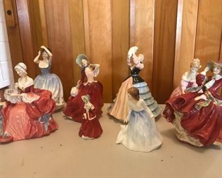 Lot of Royal Doulton Figures