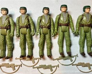 Vintage Kenner Star Wars 4 Action Figures Endor Rebel Soldiers