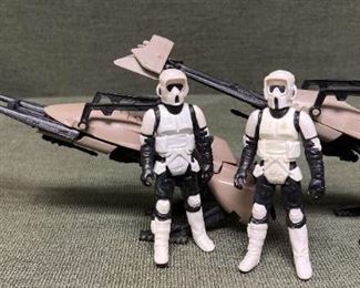 Pair Storm Trooper Speeder Bikes Storm Troopers