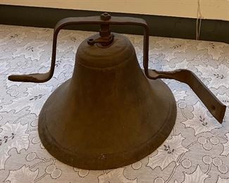 Large Antique Iron Bell (Approximately 15” Base) was $80….25% OFF price = $60.