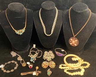 More Vintage Jewelry • Sterling • Art Deco Period Costume • Nice Selection 