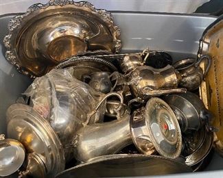 Assorted Silverplate Silver Plate Pieces (Priced Cheap)