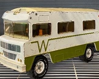 Tonka Winnebego Indian • Was $80; 25% off price = $60 (approximately 22” Long x 8” Wide & 11” Tall) Vintage Working Scale was $14; 25% off price = 10.50.