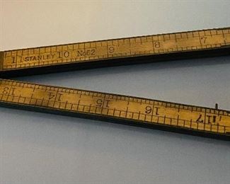 Vintage Stanley No. 62 Folding Rule Ruler 