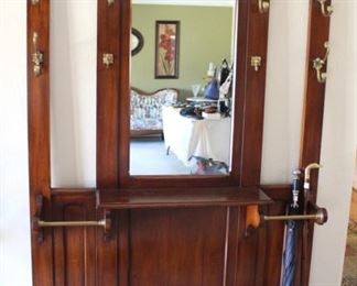 Stunning antique (19th century) French hall tree.