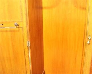 Another view of the hanging/shoe side of the wardrobe.