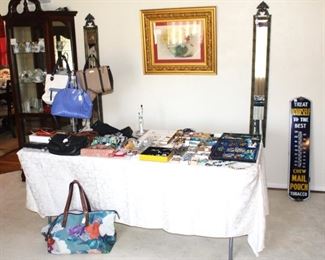 Our "goodie" area is filled with costume jewelry, Coach purses and more.