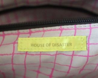 House Of Disaster name tag from previous picture.